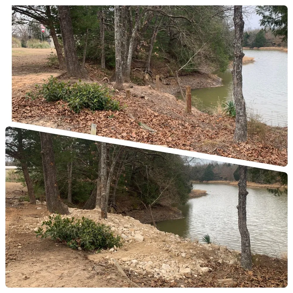 Custom landscape design for residential properties in Kemp, TX by The Grounds Guys of Cedar Creek Lake