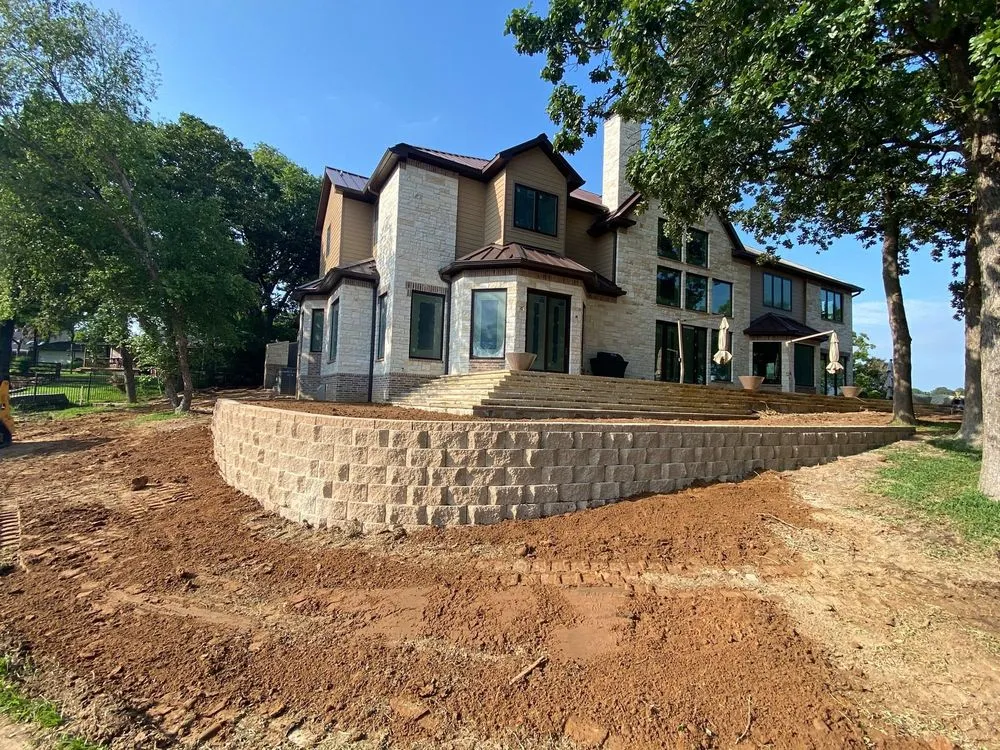 Professional landscape installation in Kemp, TX by The Grounds Guys of Cedar Creek Lake