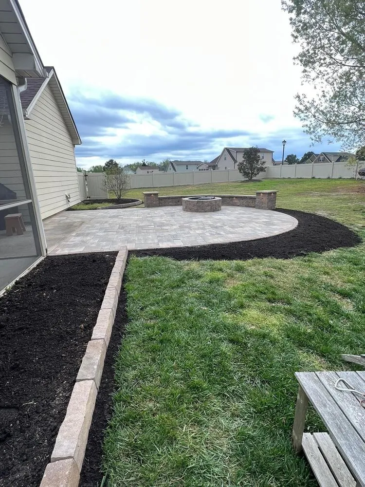 Top-rated landscape installation with custom design in Smithfield, NC by The Grounds Guys of Garner