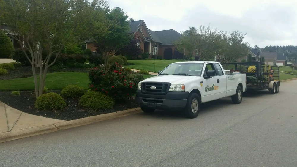 Custom outdoor landscaping for outdoor upgrades in Powdersville, SC by The Grounds Guys of Greenville, SC