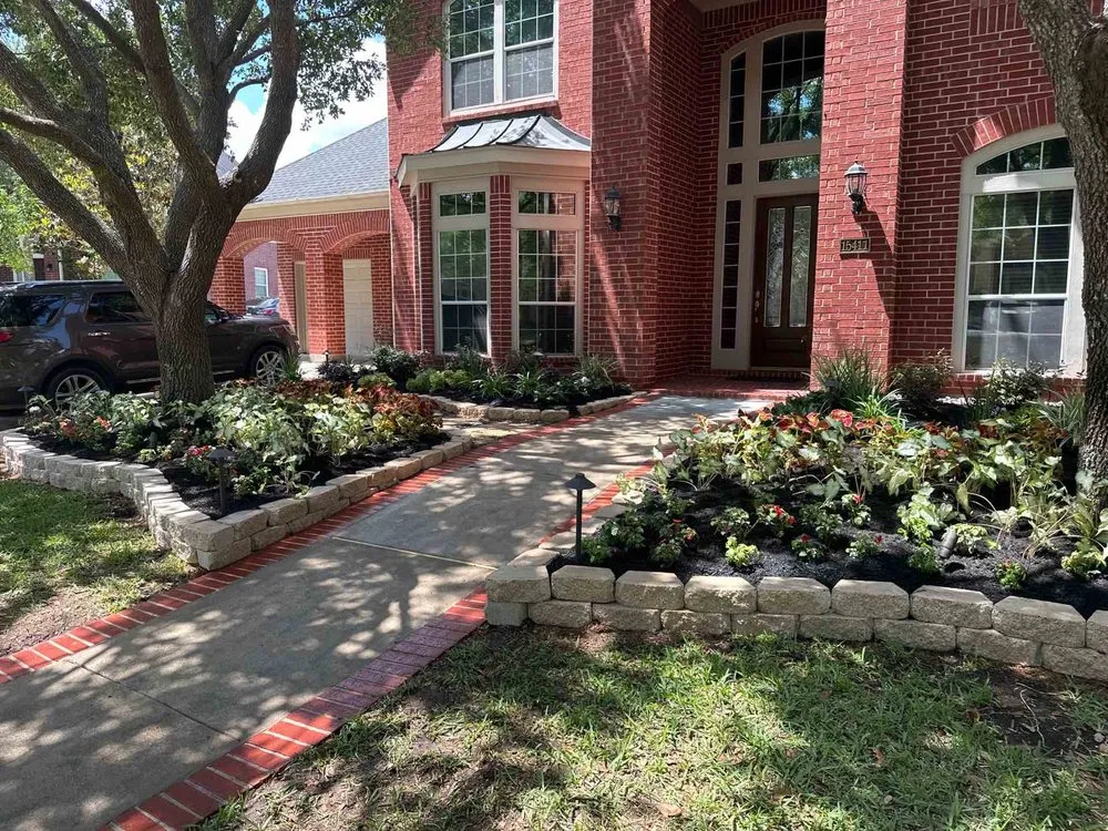 Local outdoor landscaping with custom design across Friendswood, TX - The Grounds Guys of League City, Pearland and Friendswood