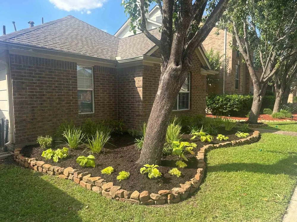 Affordable garden landscaping for residential properties across Friendswood, TX - The Grounds Guys of League City, Pearland and Friendswood