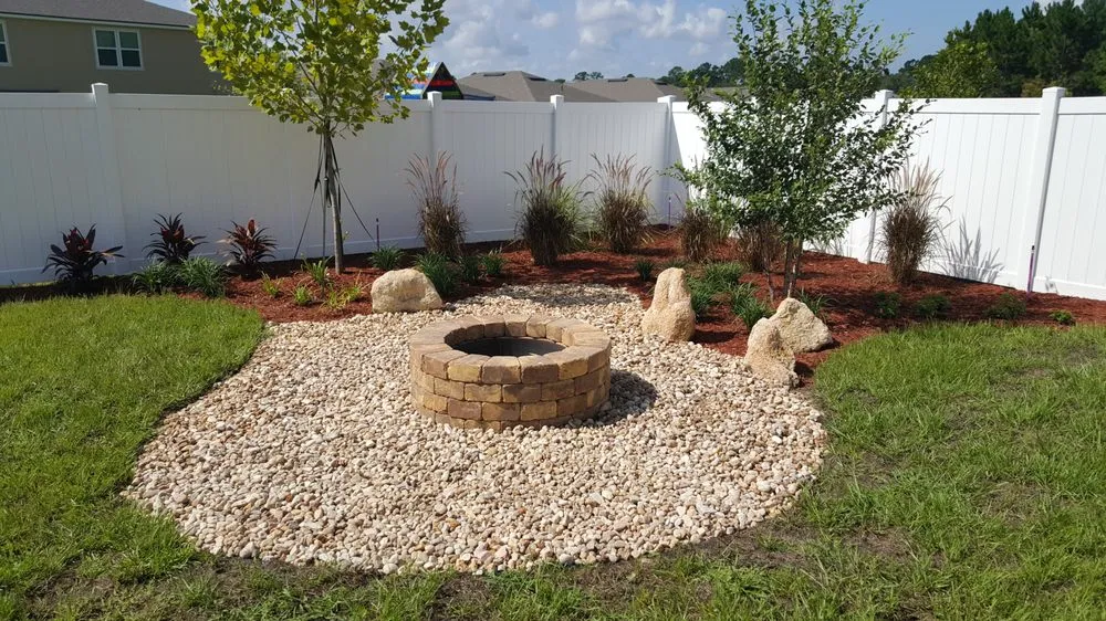 Custom lawn mowing service with custom design in Jacksonville, FL by The Grounds Guys of Orange Park