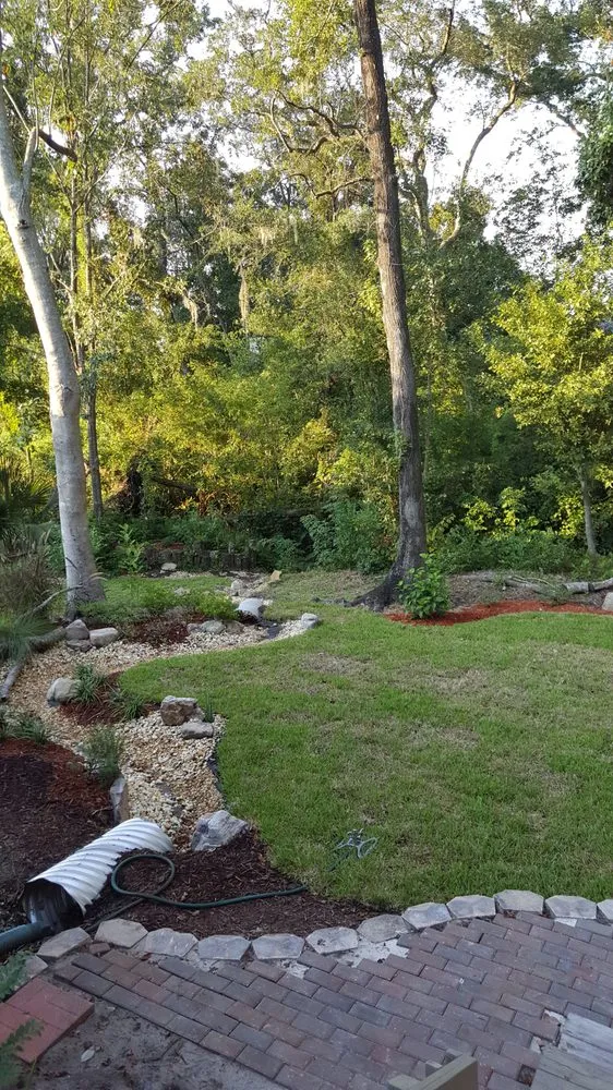 Custom yard cleanup service in Jacksonville, FL by The Grounds Guys of Orange Park