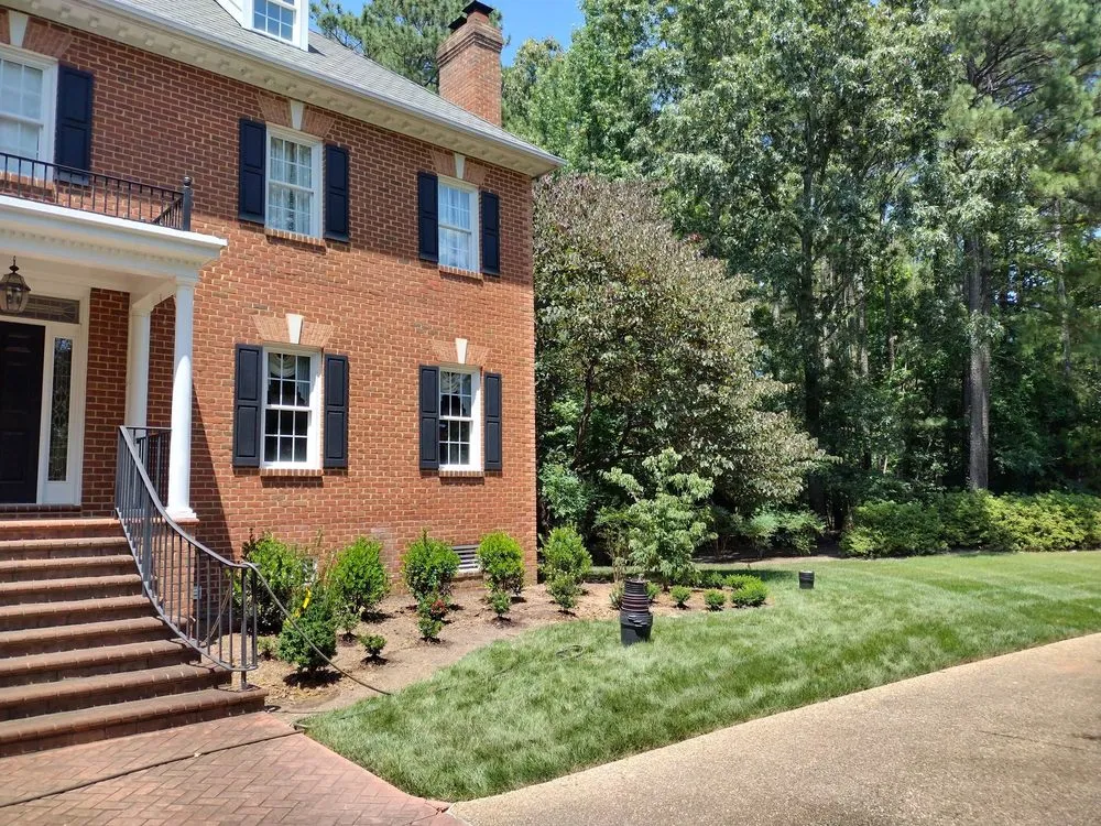Professional landscape design for residential properties in Ashland, VA by The Grounds Guys of West End