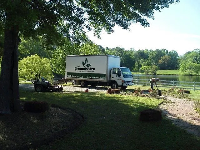 Custom yard maintenance for outdoor upgrades in Brooklet, GA by The GroundsMen