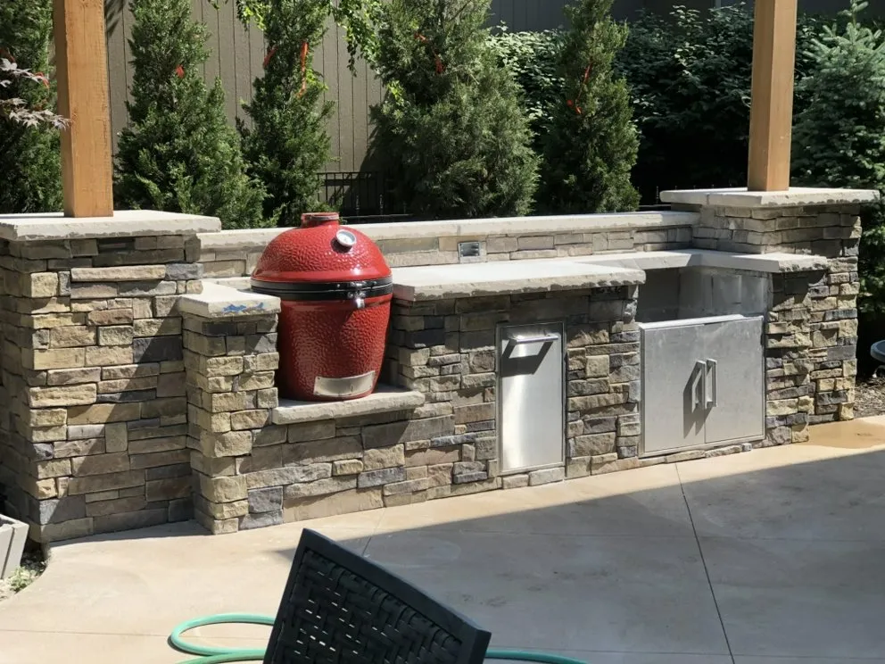 Professional lawn mowing service for residential properties in Olathe, KS by The Guevara's Landscaping