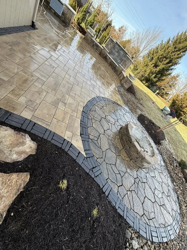 Trusted yard cleanup service with custom design across Olathe, KS - The Guevara's Landscaping