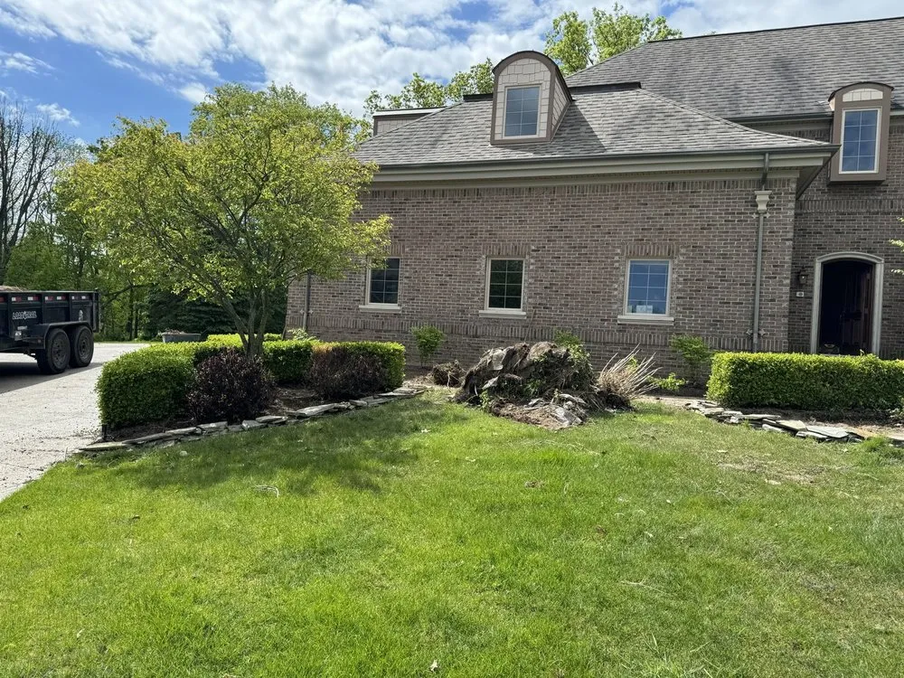 Custom residential landscaping with custom design across Trenton, MI - The Guys Landscaping