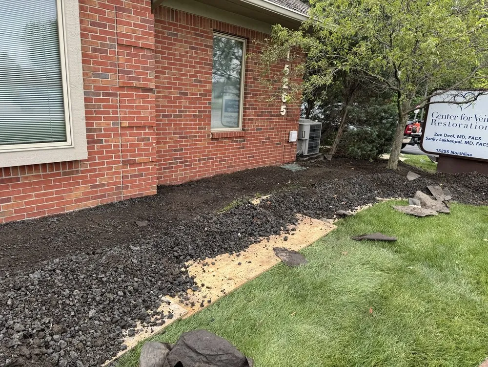 Professional garden landscaping with custom design in Trenton, MI by The Guys Landscaping