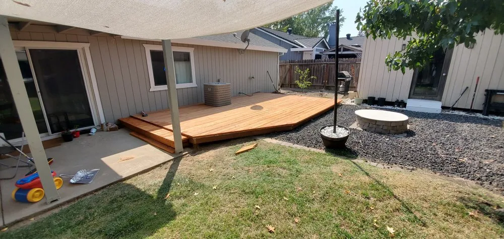 Custom landscape installation in Placerville, CA - The Handy Couple