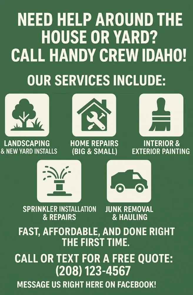 Affordable residential landscaping experts serving Nampa, ID - The Handy Crew
