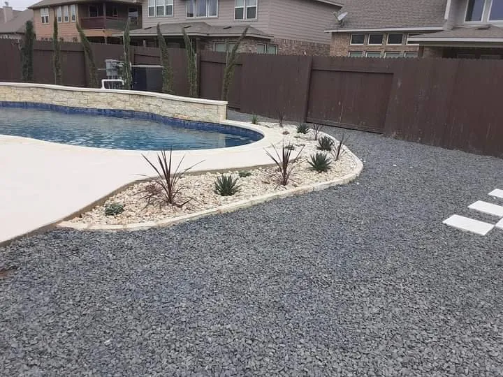 Custom yard maintenance with custom design in Pflugerville, TX by The Hill Country Landscaping