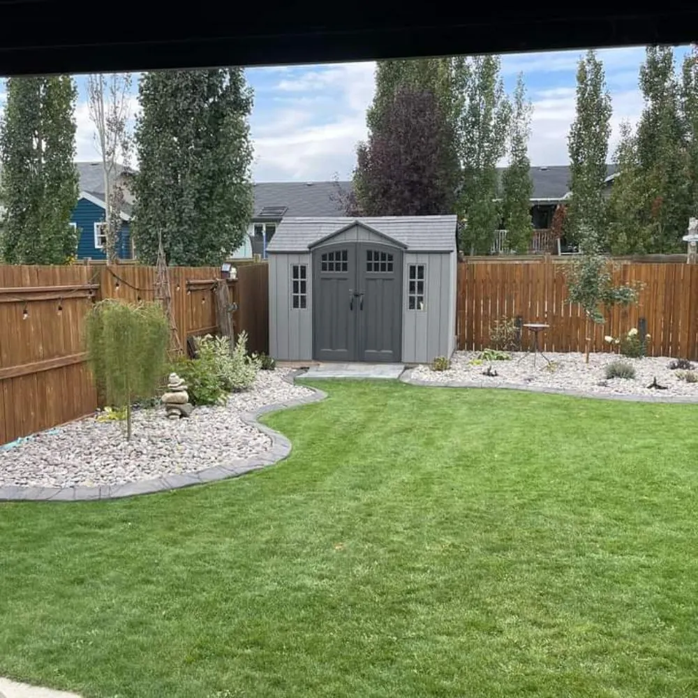 Professional outdoor landscaping with custom design in Pflugerville, TX by The Hill Country Landscaping