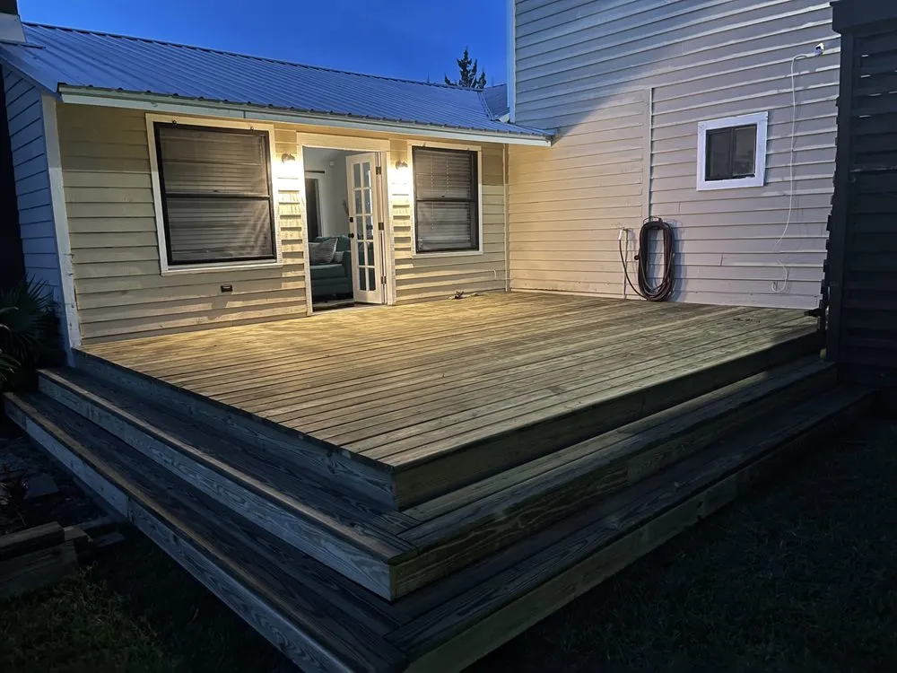 Custom outdoor landscaping for outdoor upgrades in Palm Coast, FL by The Honey Dewer