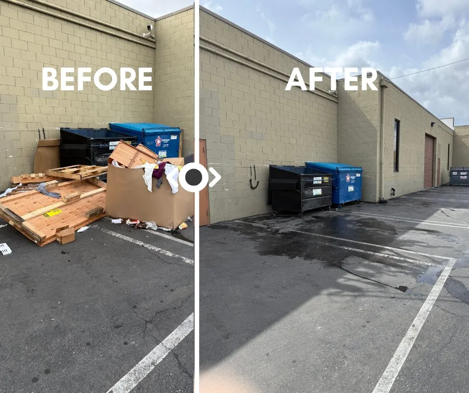 Professional yard cleanup service for homes across Palmdale, CA - The Hugo's Hauling & Junk Removal