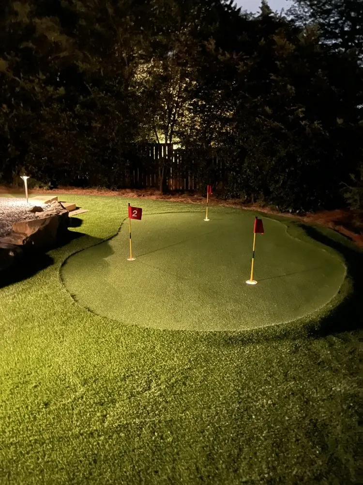 Custom garden landscaping for residential properties in Marietta, GA by The Irrigation Company