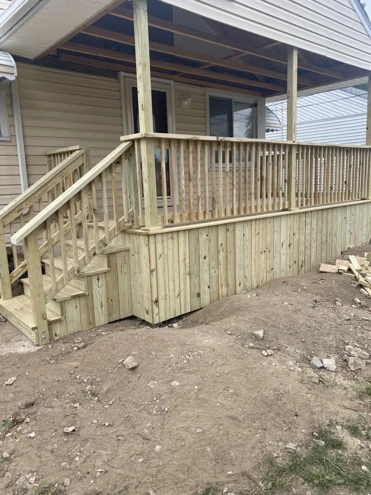 Custom outdoor landscaping for residential properties in Niagara Falls, NY by The Joat