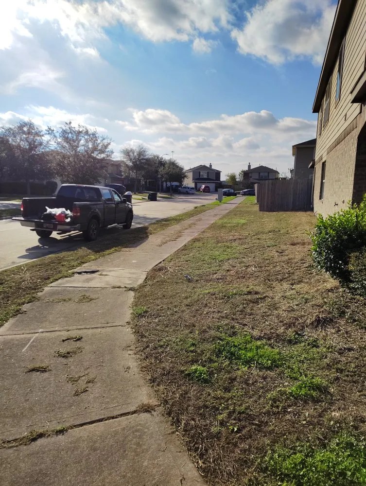 Professional yard maintenance in Houston, TX by The Johnsons Lawn Care