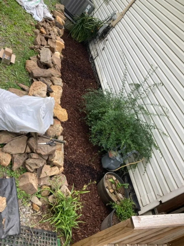 Professional landscape installation in Ellijay, GA by The Jones Brothers