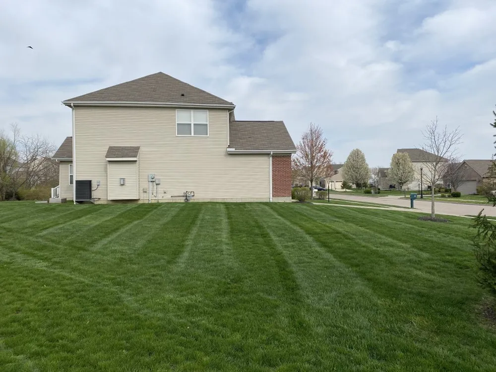 Trusted lawn mowing service for year-round maintenance in Dayton, OH by The Kingsman Landscaping Company