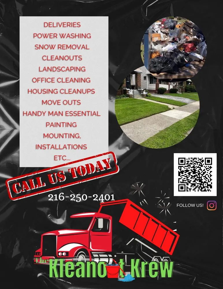 Custom lawn mowing service in Cleveland, OH by The Kleanout Krew