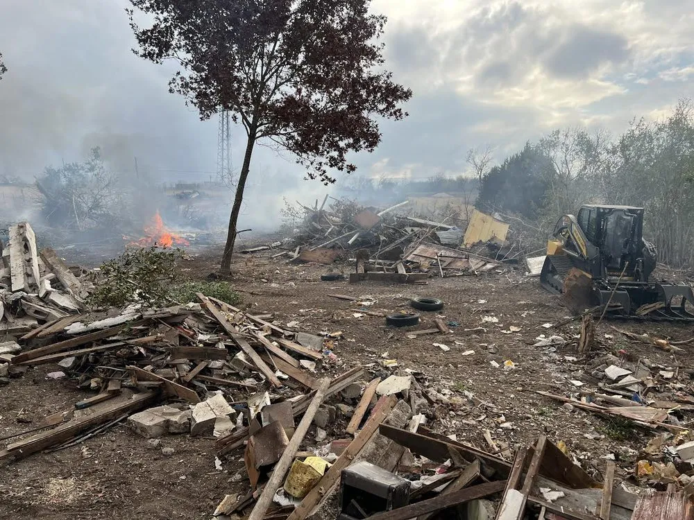 Professional outdoor landscaping in Round Rock, TX by The Land Adjusters