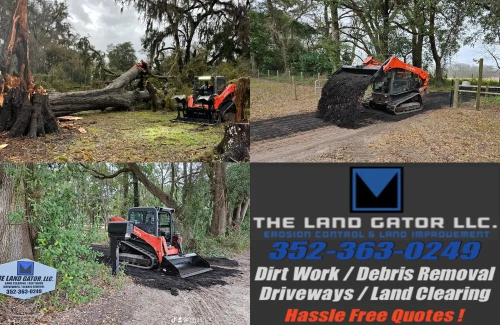 Expert landscape installation with custom design in Alachua, FL by The Land Gator