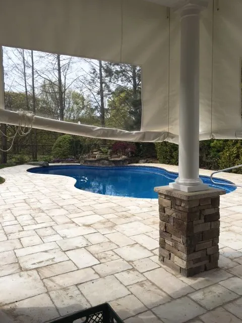 Custom landscape installation in Seaford, NY - The Landcare Group