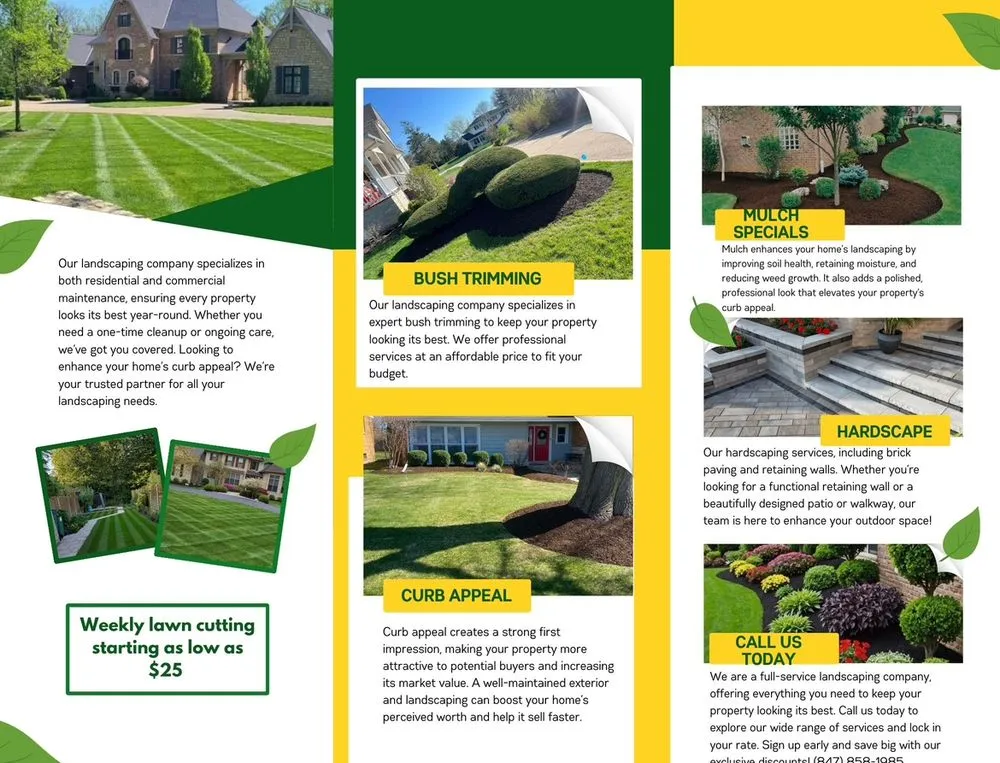 Local yard maintenance for year-round maintenance in Des Plaines, IL by The Landscape Dept