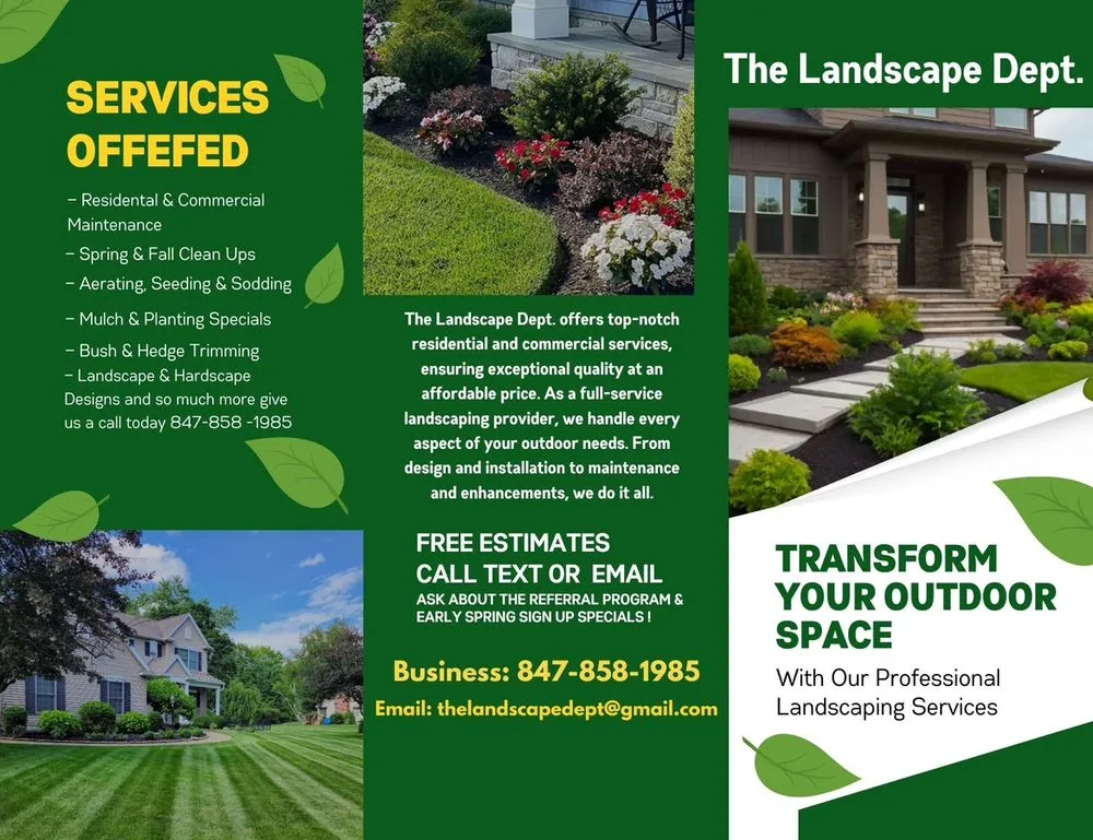 Professional landscaping services experts serving Des Plaines, IL - The Landscape Dept