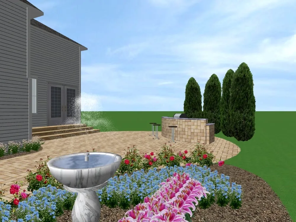 Expert lawn mowing service for residential properties in Edgewater, MD by The Landscape Design Center