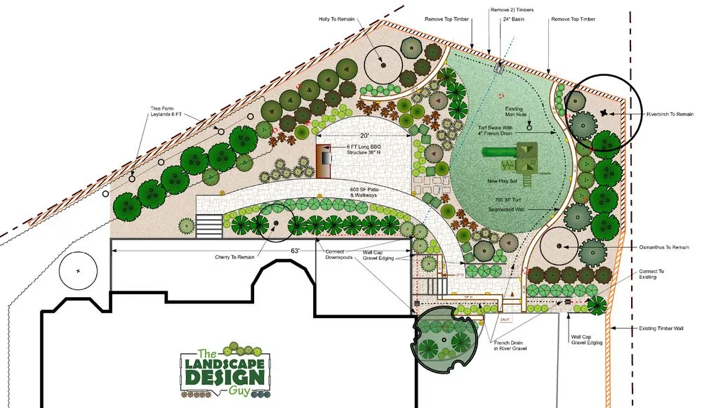 Affordable landscape installation in Cramerton, NC - The Landscape Design Guy