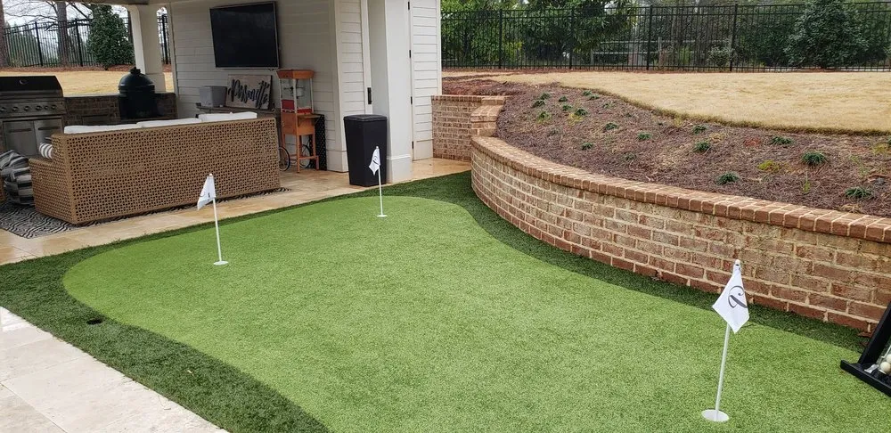 Custom residential landscaping for residential properties in Roswell, GA by The Landscape Group
