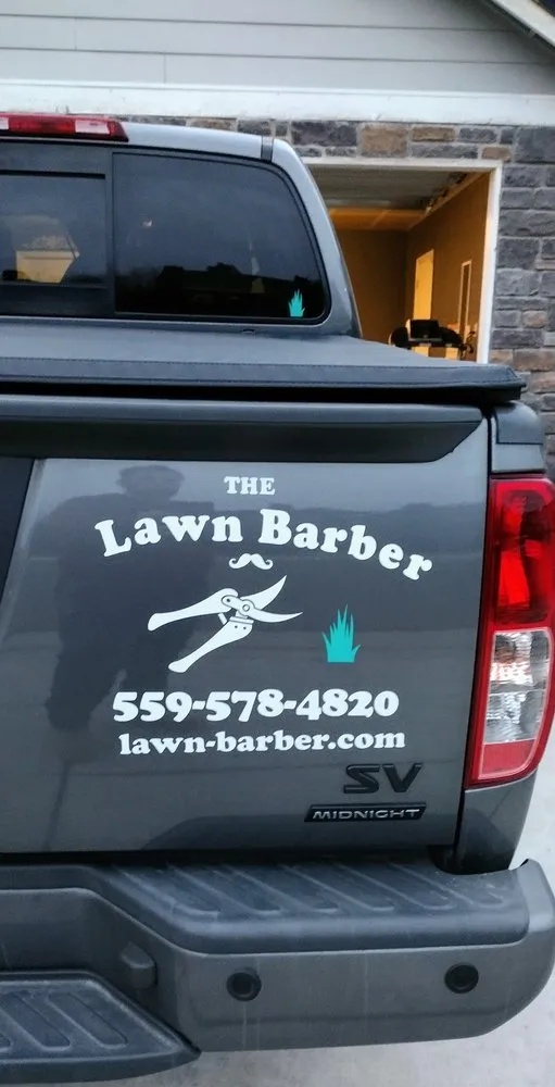 Custom outdoor landscaping for year-round maintenance in Fresno, CA by The Lawn Barber