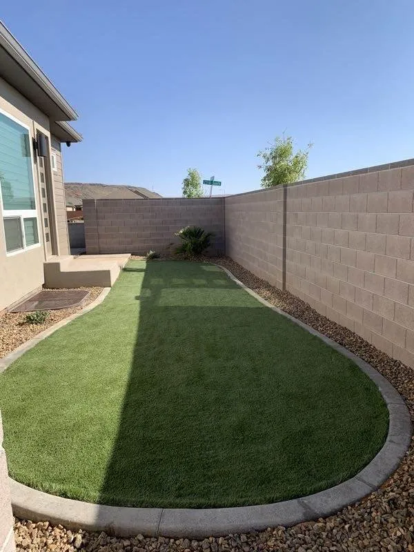 Custom residential landscaping for residential properties in Hurricane, UT by The Lawn Barber