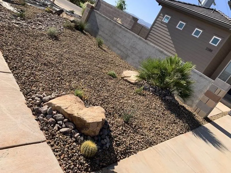 Custom residential landscaping for year-round maintenance in Hurricane, UT by The Lawn Barber