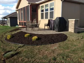 Custom outdoor landscaping for outdoor upgrades across Lee's Summit, MO - The Lawn Barber