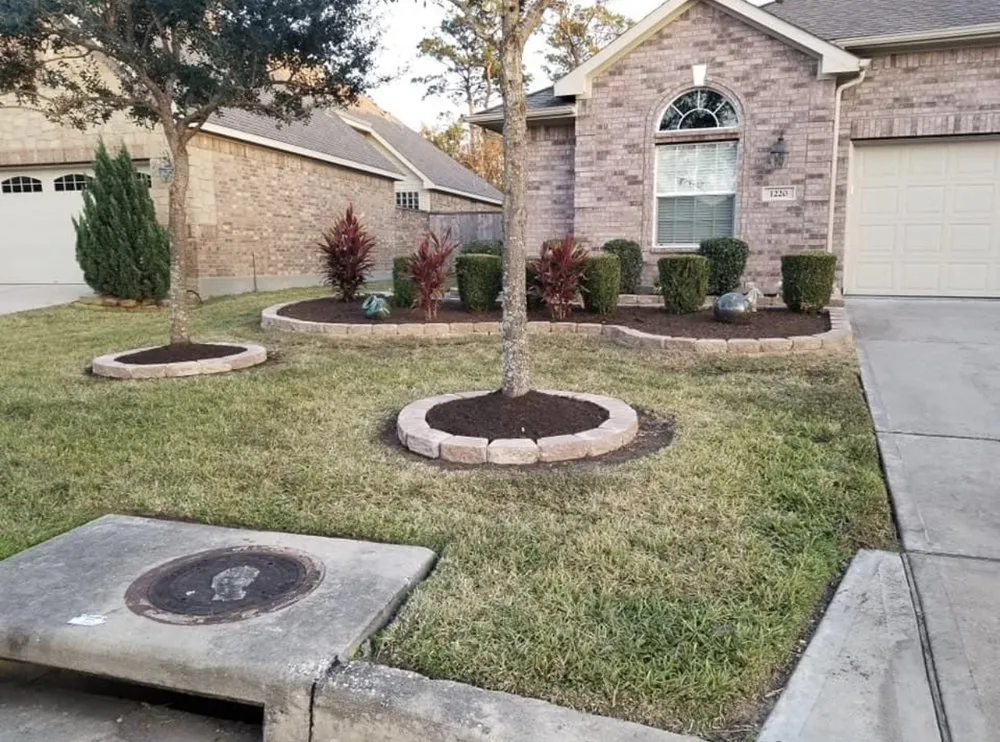 Affordable landscape design in Houston, TX by The Lawn Care Brother’s