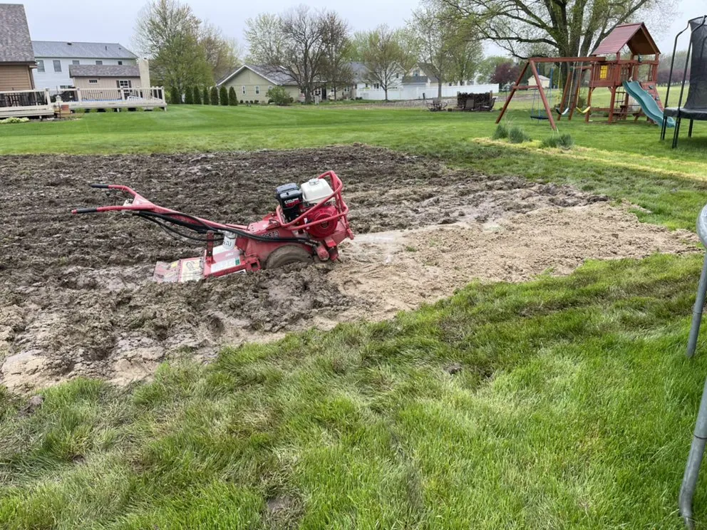 Local landscape installation for homes in Bourbonnais, IL by The Lawn Care Company