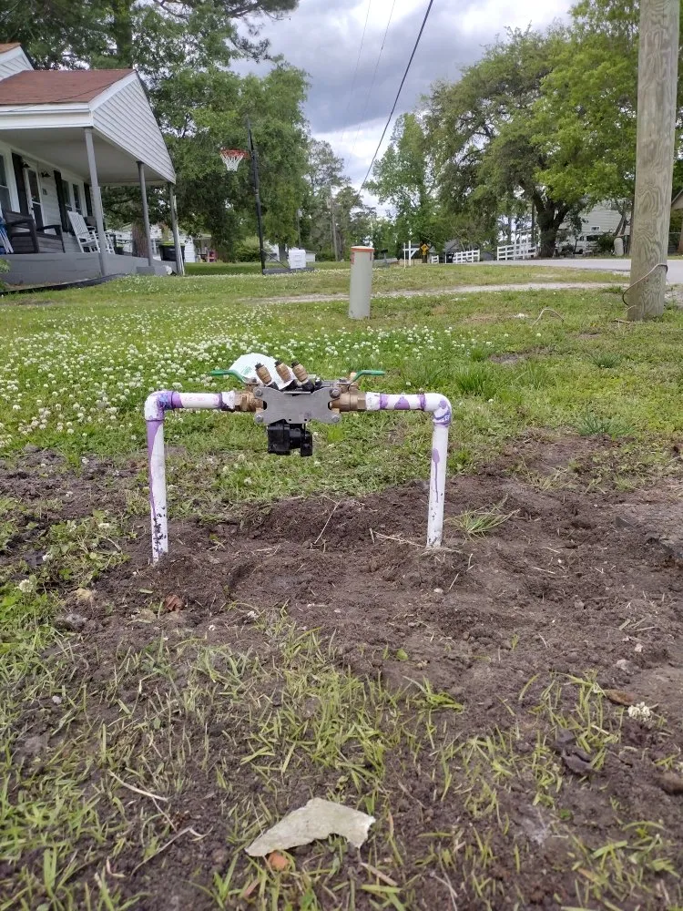 Custom outdoor landscaping with custom design across Jacksonville, NC - The Lawn Doctor