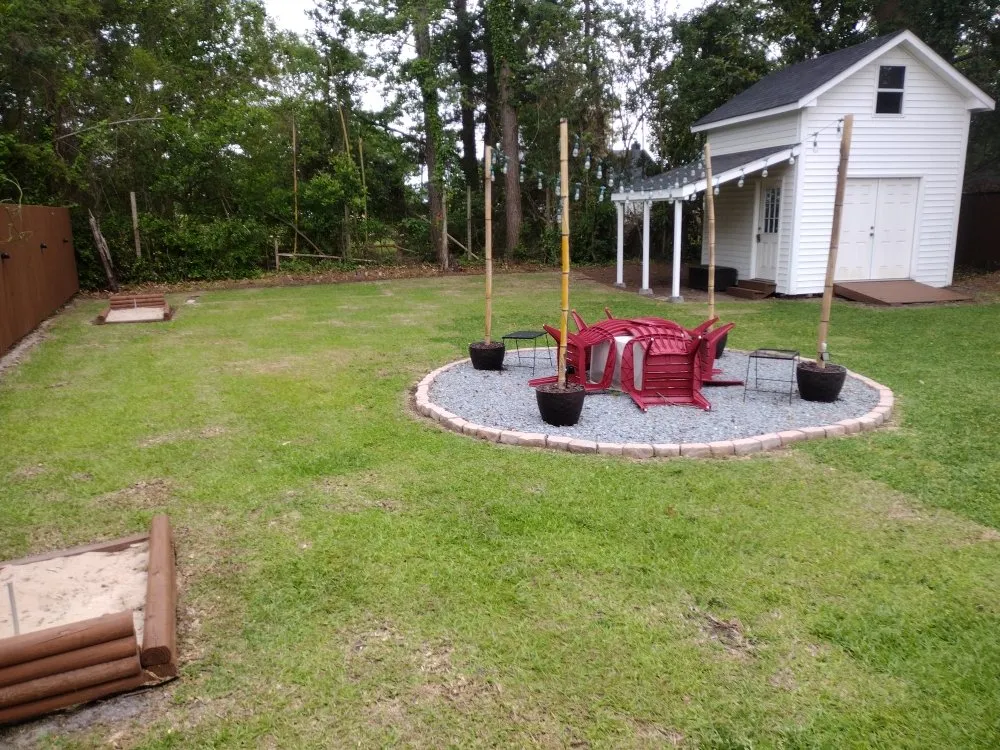 Custom lawn care service with custom design in Jacksonville, NC by The Lawn Doctor