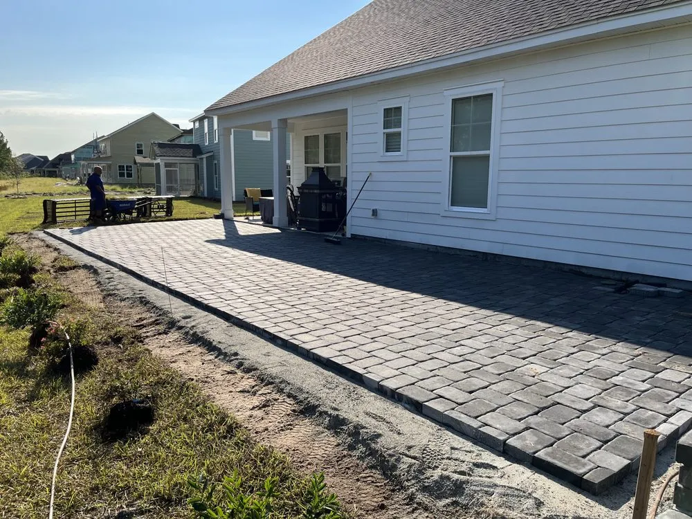 Custom landscape design for homes in Myrtle Beach, SC by The Lawn Enforcement Lawn Care