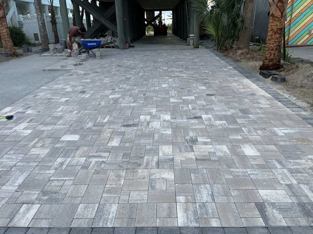 Professional yard maintenance for outdoor upgrades in Myrtle Beach, SC by The Lawn Enforcement Lawn Care