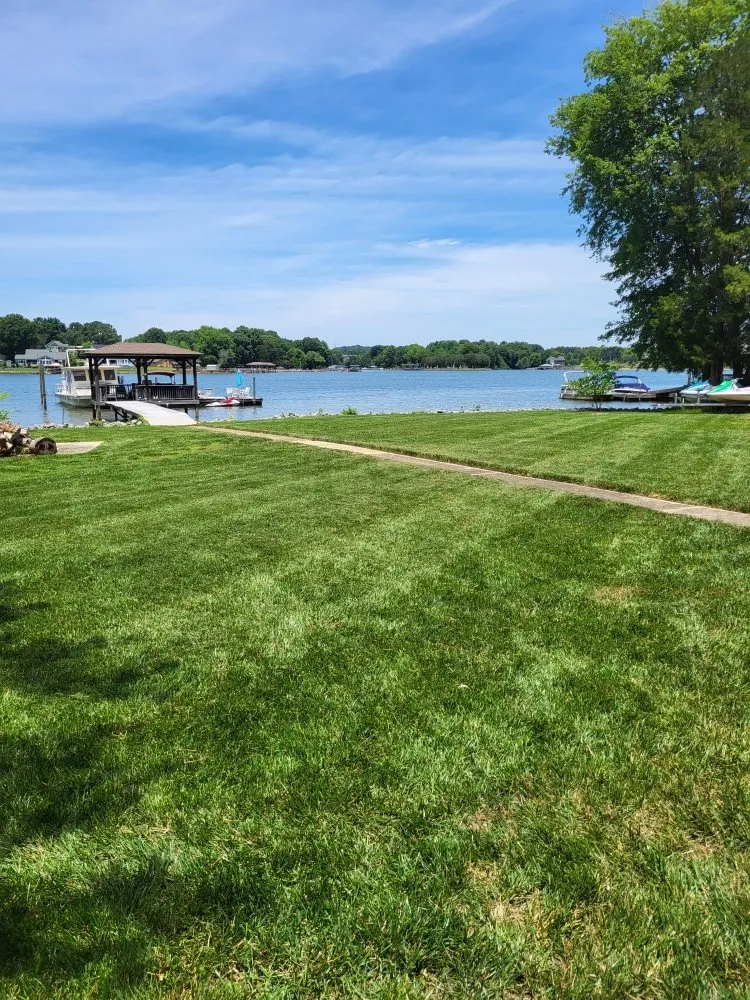 Professional landscape design for homes in Mooresville, NC by The Lawn Expert