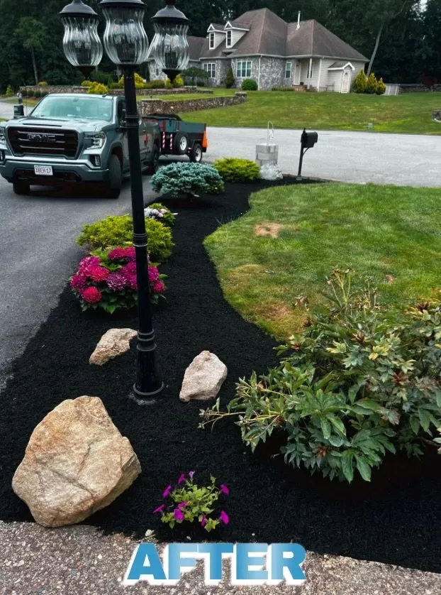 Affordable landscape design in Westport, MA by The Lawn Guy Landscaping