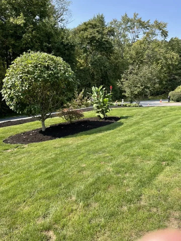 Custom outdoor landscaping with custom design across New Ringgold, PA - The Lawn Helpers