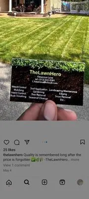 The Lawn Hero Logo