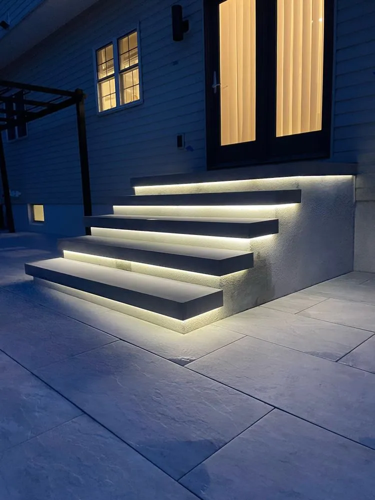 Affordable garden landscaping for homes in Englewood, NJ by The Lawn Man