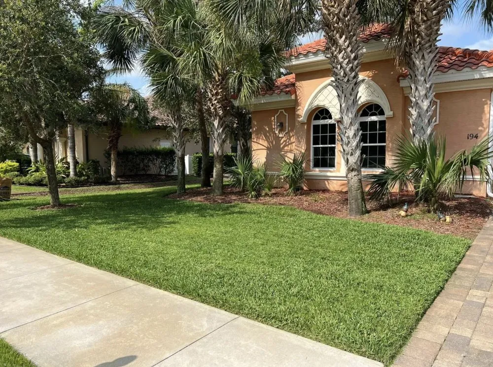 Affordable garden landscaping in Palm Coast, FL by The Lawn Professor